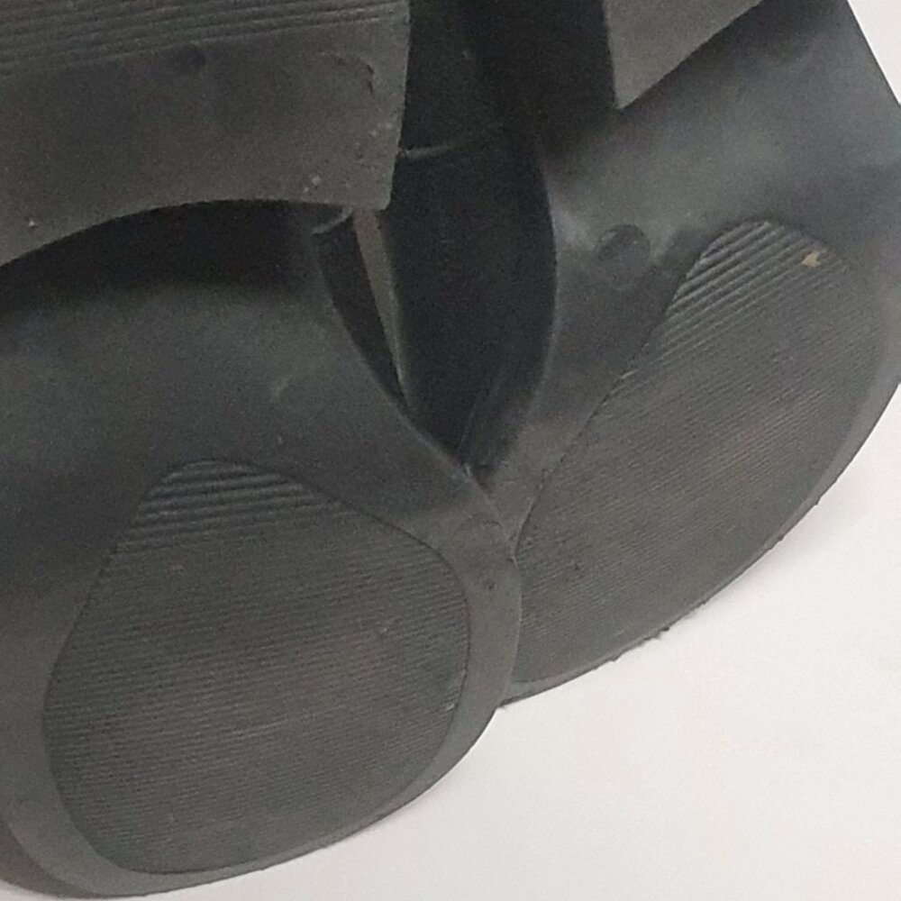 Barbo Women's Black Leather Ankle Boots Size 7.5 - Picture 6 of 6